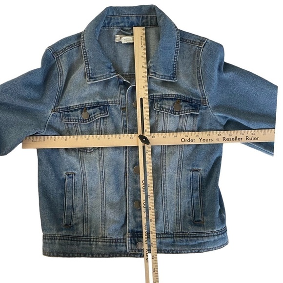 Ci Sono Denim Jacket Womens size Large  Blue Jean Button up cowgirl Light Wash - Picture 3 of 7